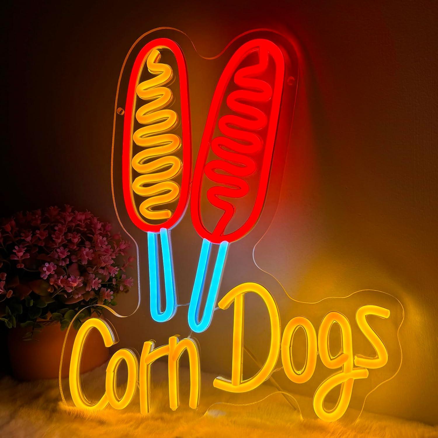 Lampu Neon LED Corn Dog USB ya - Neon Sign Party ulasan dan harga