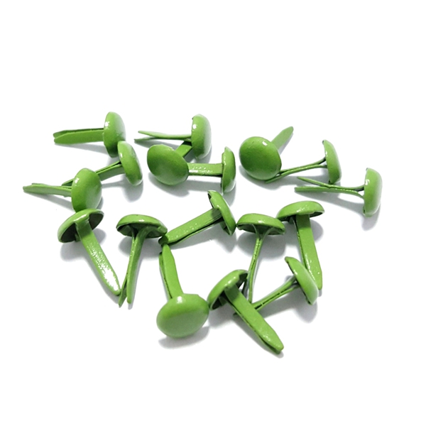 500 Buah 5 Mm Logam Putih Brad - Papercraft Supply Invitation ulasan dan harga