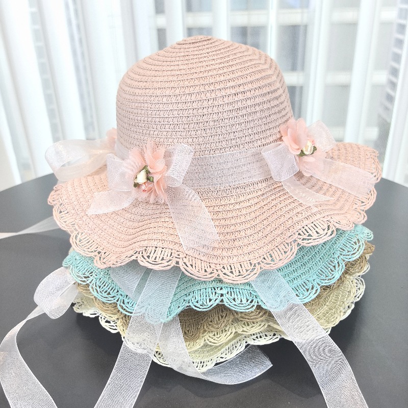 Topi Jerami 2 Buah untuk Anak  - Paper Straw Color ulasan dan harga